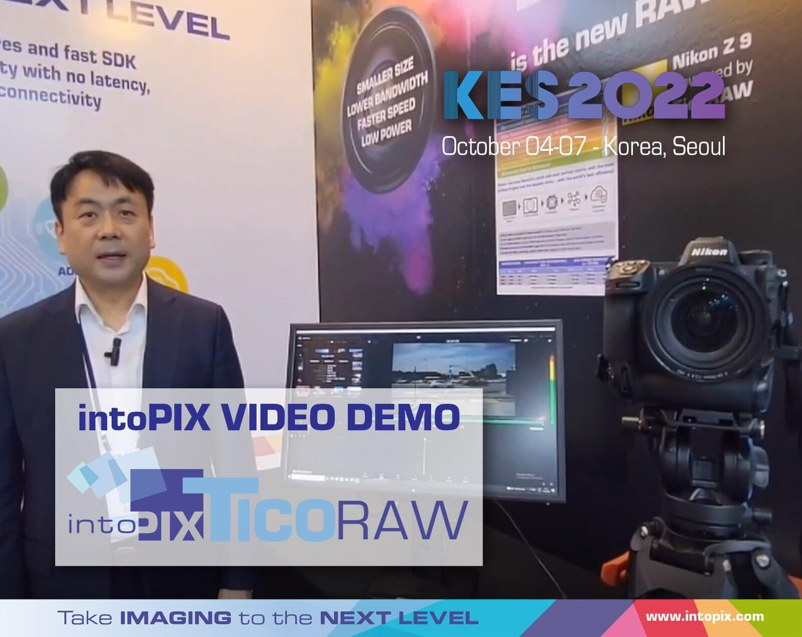 KES2022 한국어 비디오 데모 : Nikon Z9에 사용된 intoPIX TicoRAW 발표